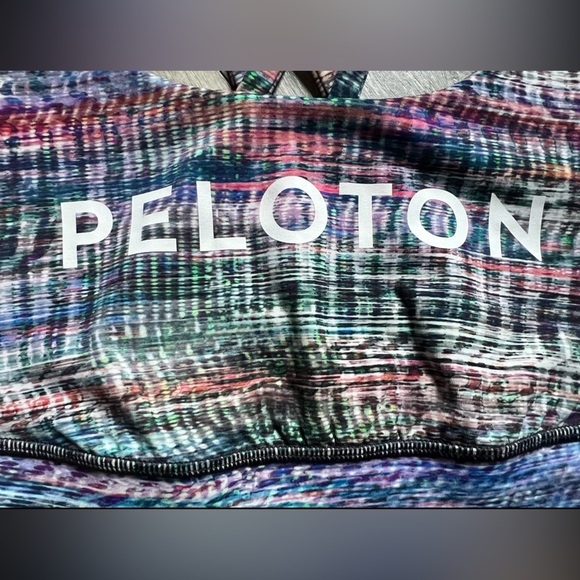Lululemon x peleton energy bra digital oasis white multi  size 8 - Picture 2 of 8